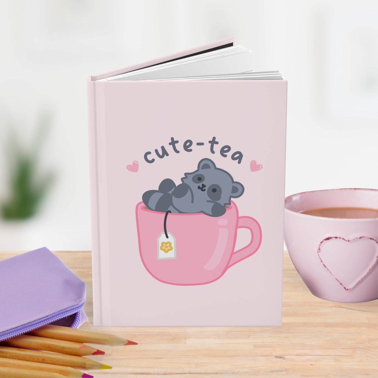 Cute-Tea - Kawaii Raccoon Journal - Just Goofy Little Guys