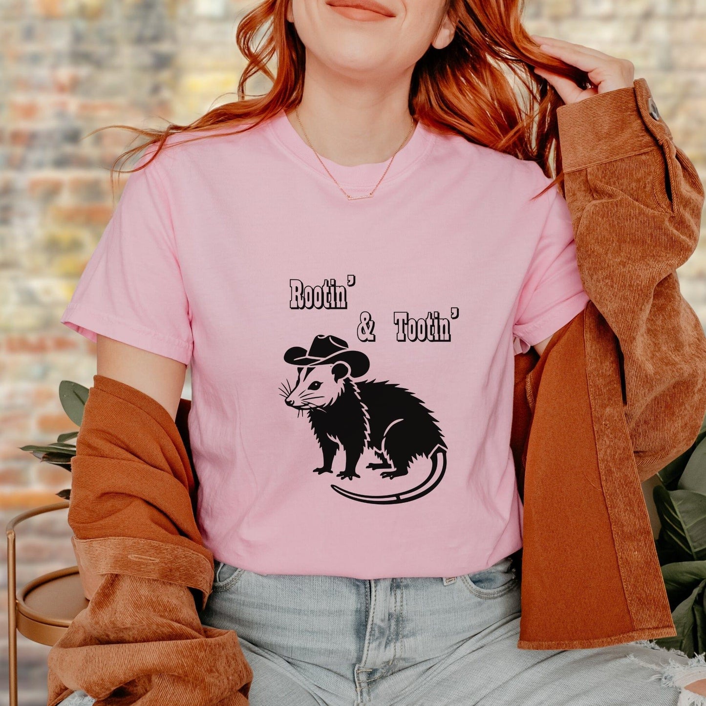 Rootin Tootin Cowboy Possum Shirt.
