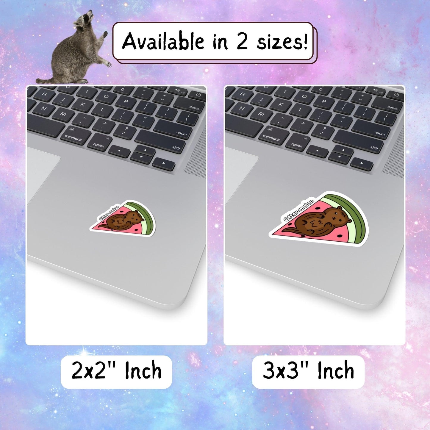 Kawaii Otter-melon Sticker - Just Goofy Little Guys