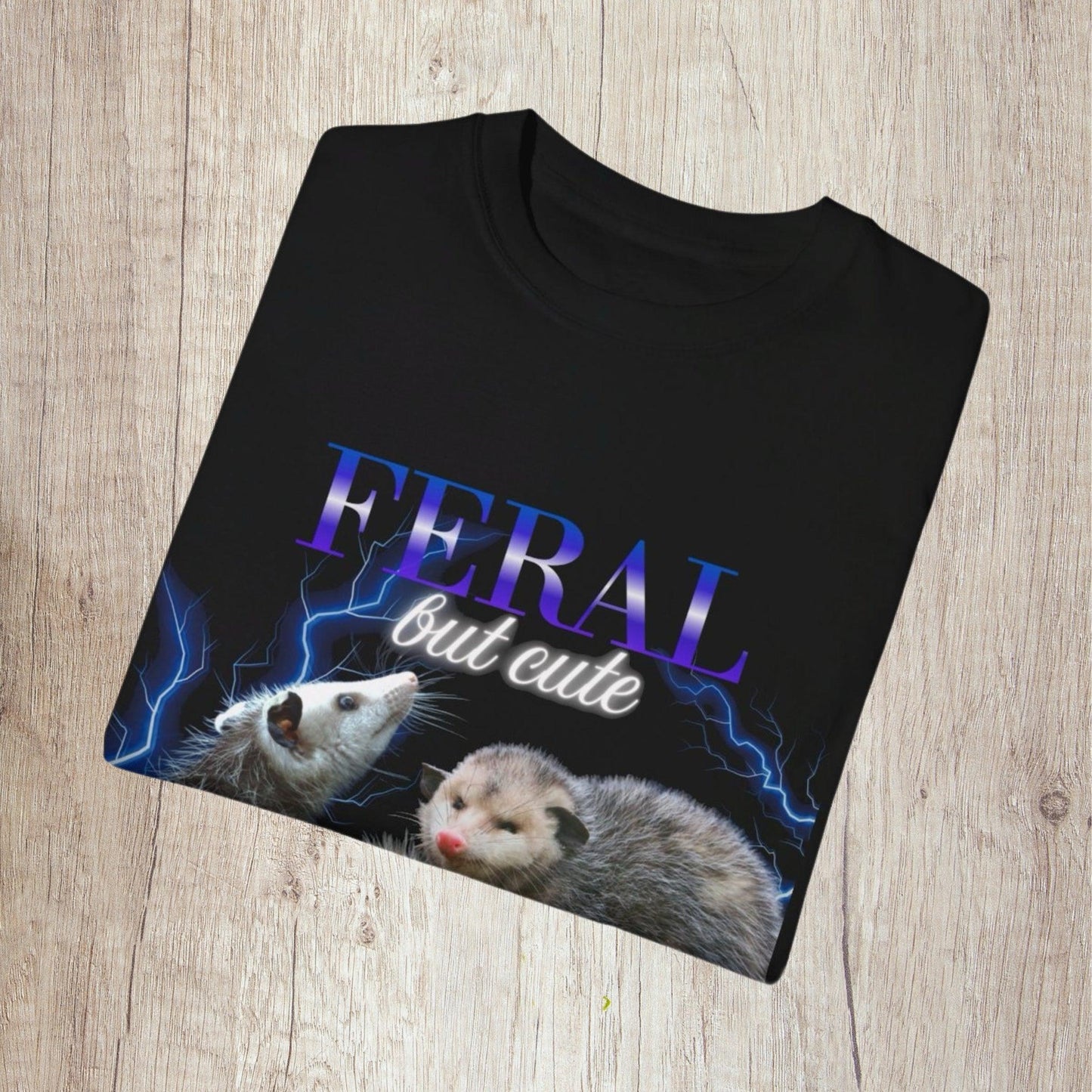 Feral But Cute 90s Style Possum Shirt.