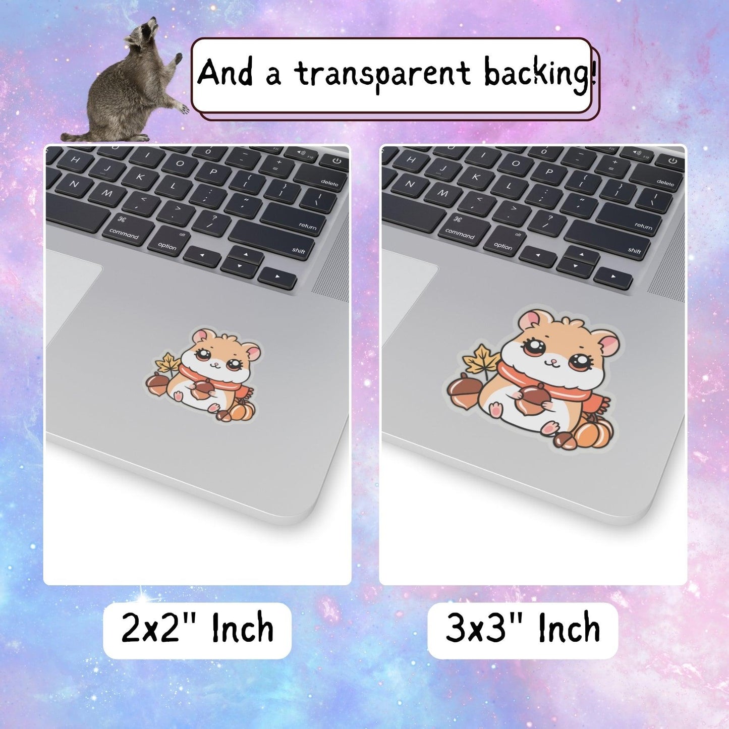 Autumn Vibes Kawaii Hamster Sticker
