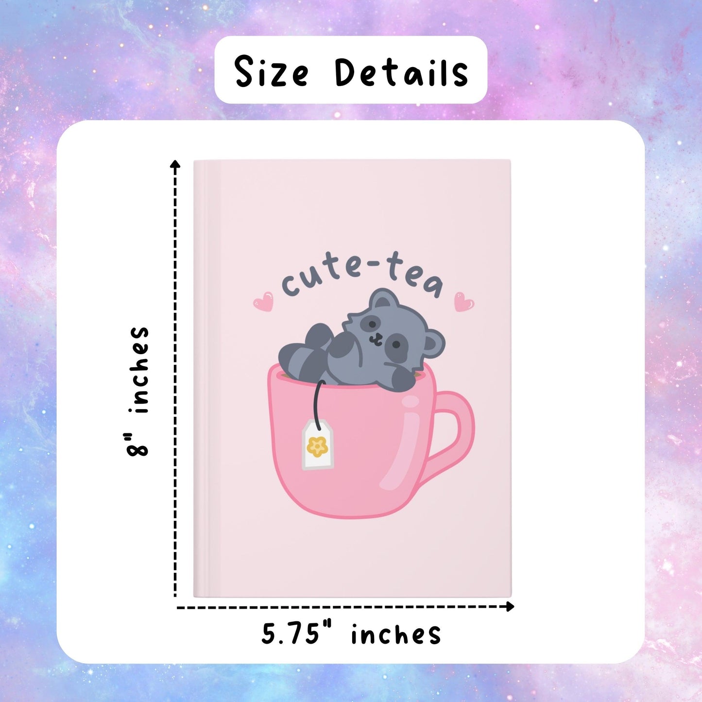 Cute-Tea - Kawaii Raccoon Journal - Just Goofy Little Guys