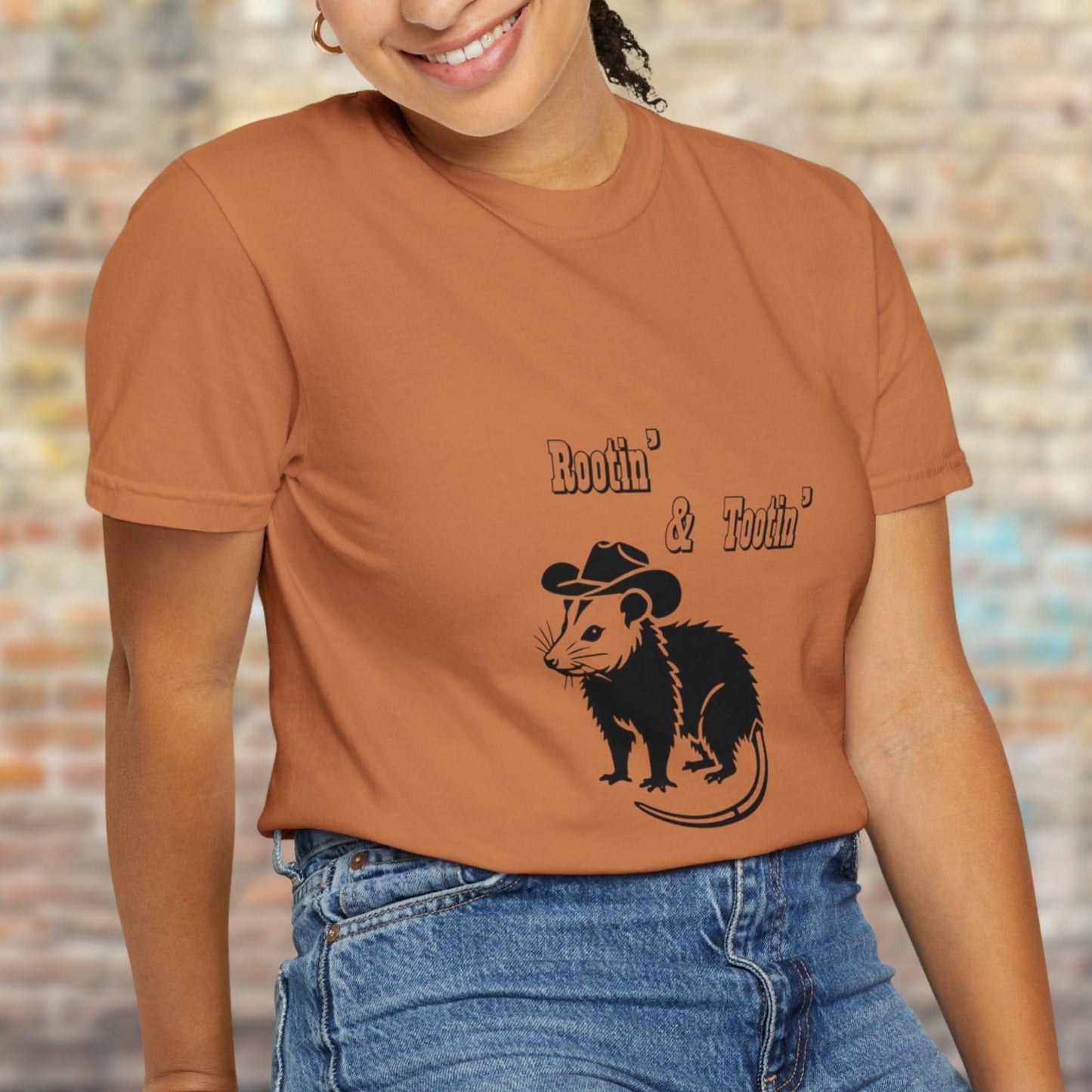 Rootin Tootin Cowboy Possum Shirt.