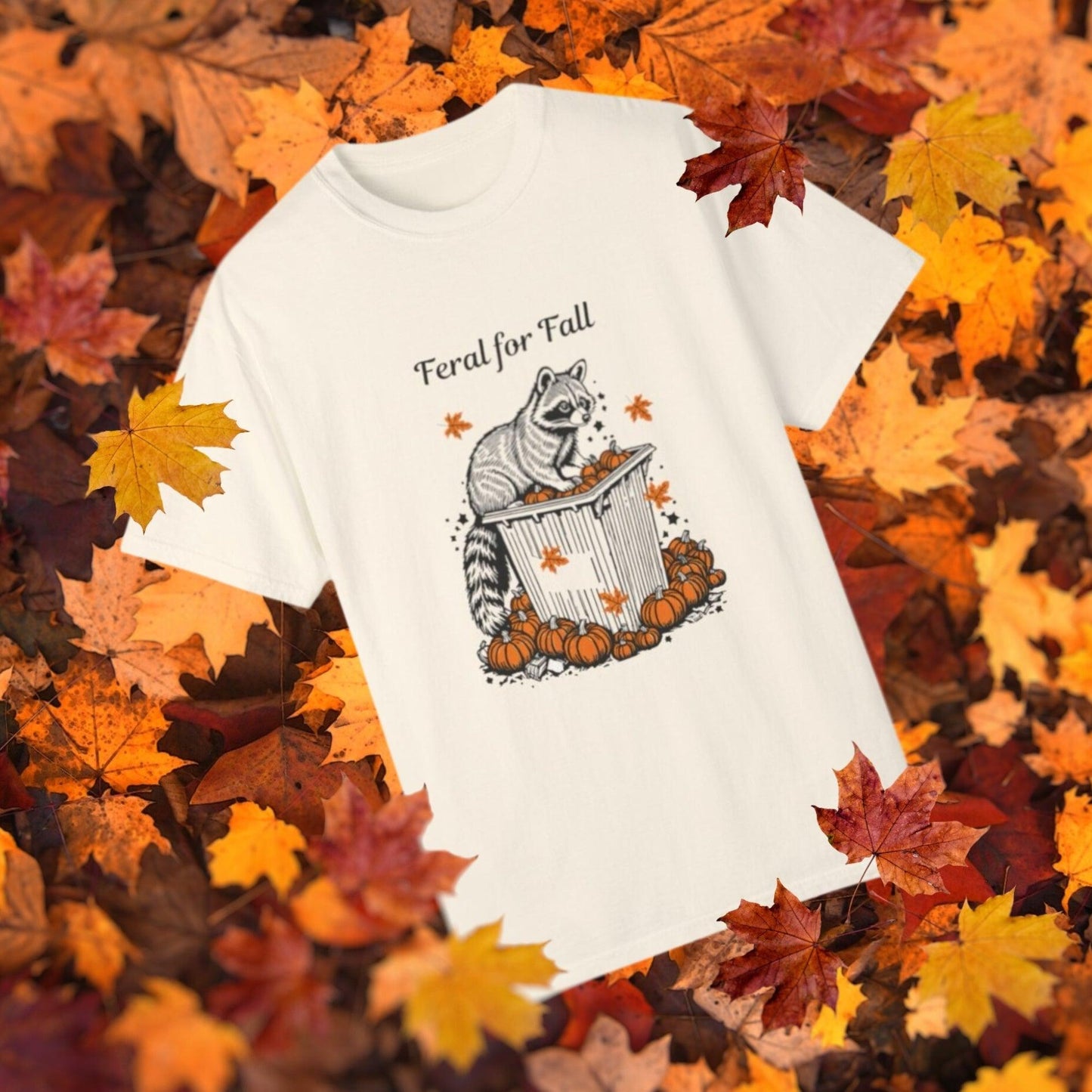 Feral For Fall Raccoon Tee