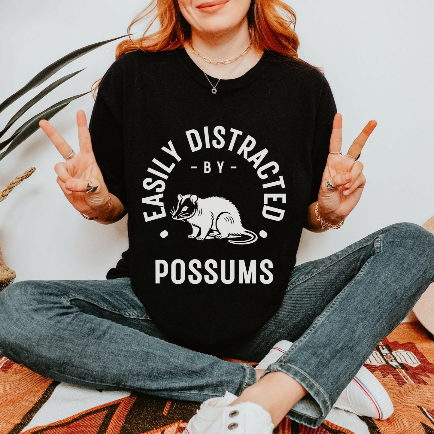Easily Distracted by Possums Shirt - Just Goofy Little Guys