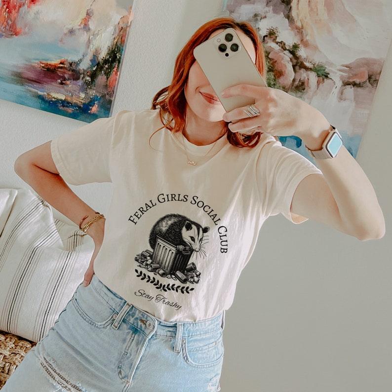 Feral Girls Social Club Possum Shirt.