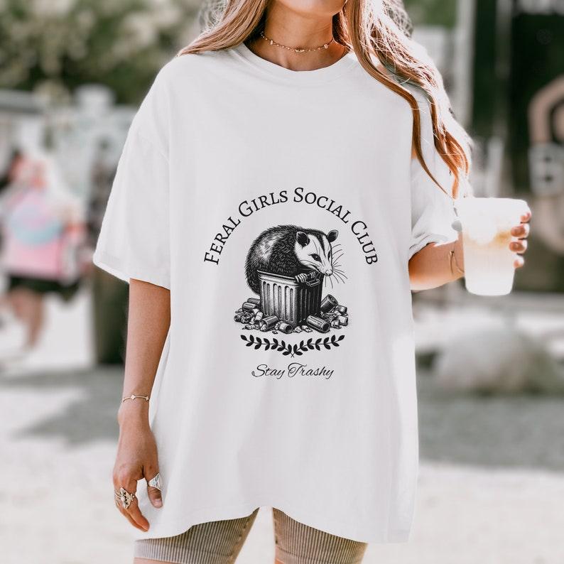 Feral Girls Social Club Possum Shirt.