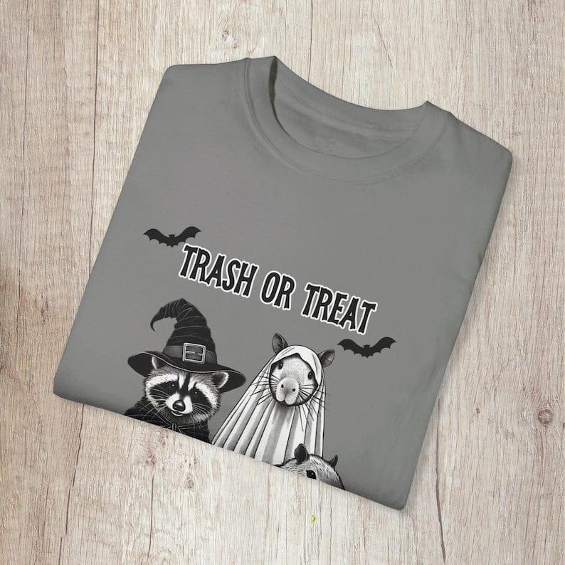 Trash or Treat Halloween Ensemble Shirt.