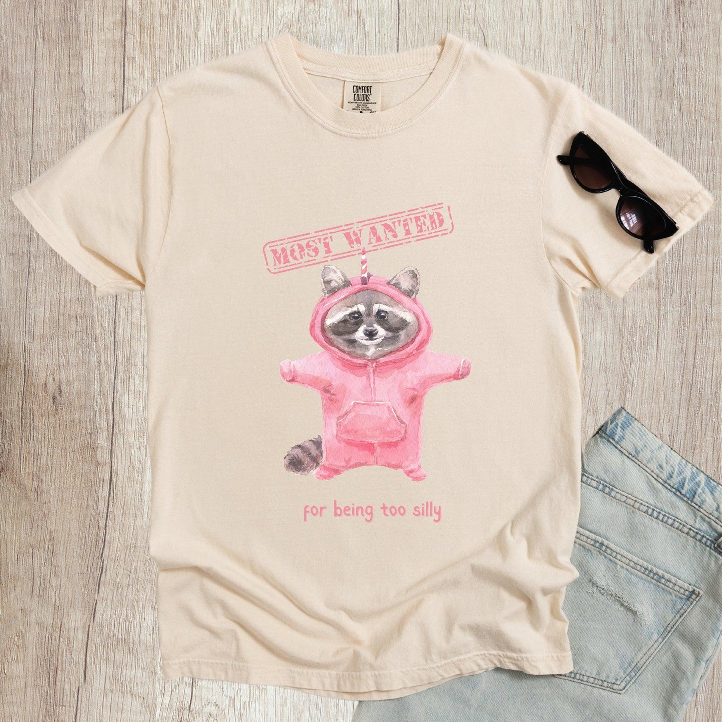 Most Wanted for Being Too Silly Raccoon Shirt - Just Goofy Little Guys