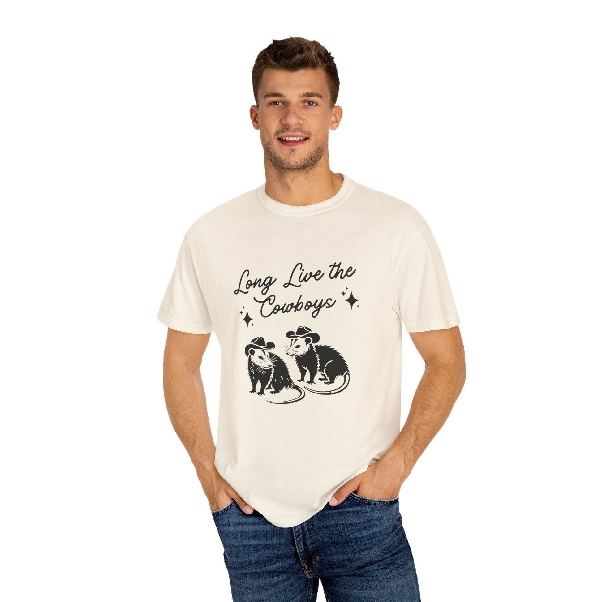 Long Live the Cowboys Possum Shirt - Just Goofy Little Guys