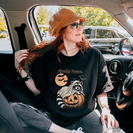 Spooky Season Raccoon Halloween Shirt