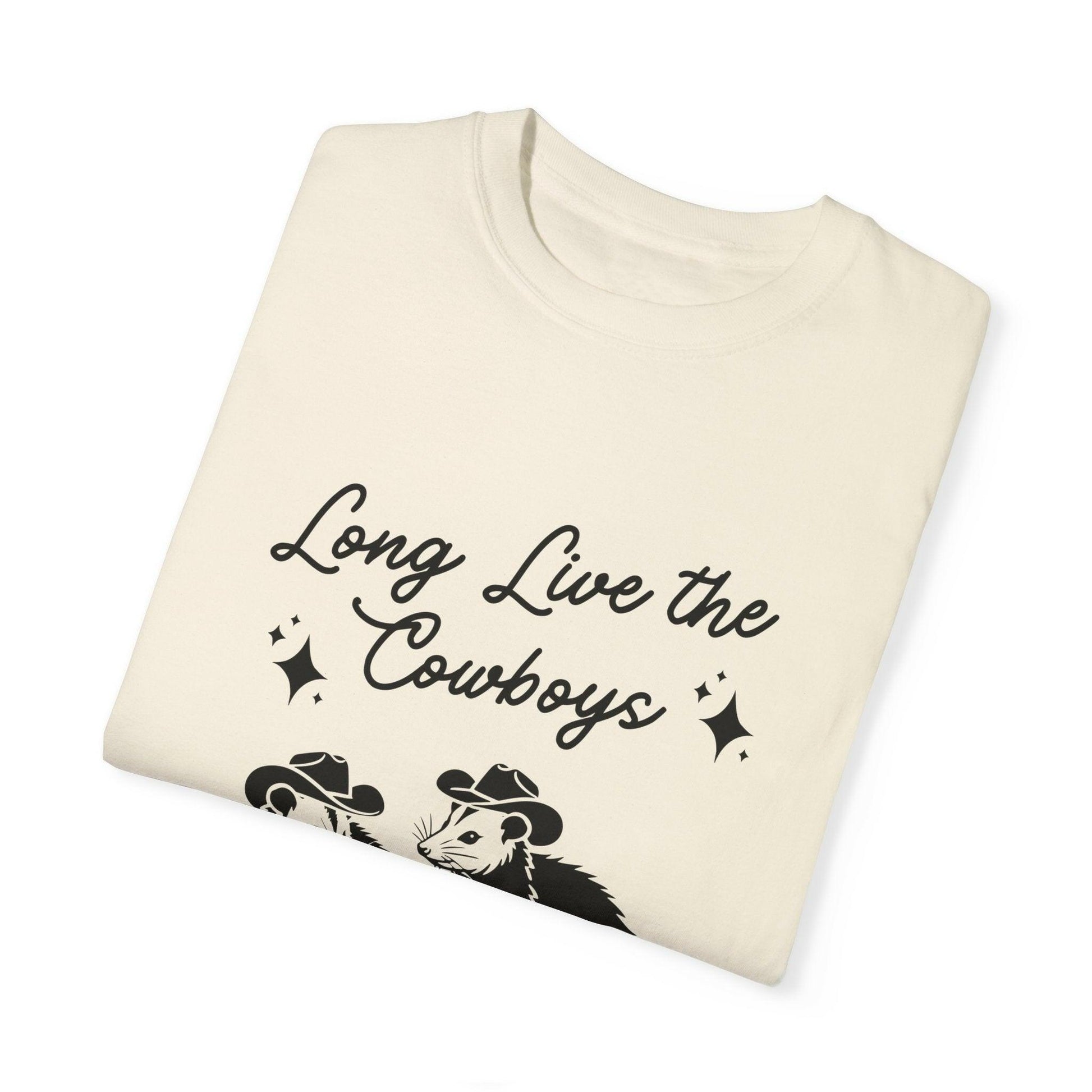 Long Live the Cowboys Possum Shirt - Just Goofy Little Guys