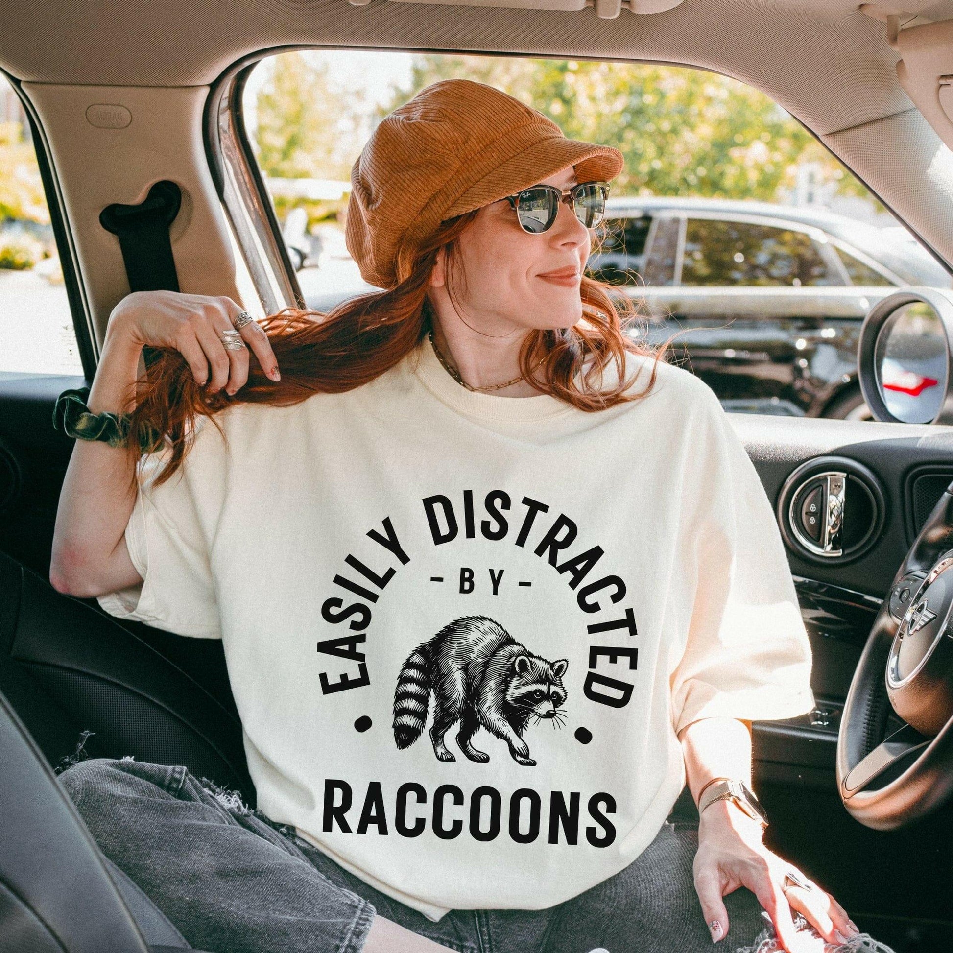 Easily Distracted by Raccoons Shirt - Just Goofy Little Guys