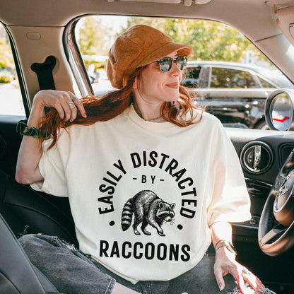 Easily Distracted by Raccoons Shirt - Just Goofy Little Guys