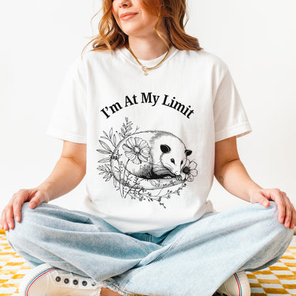 I'm At My Limit - Funny Possum Shirt