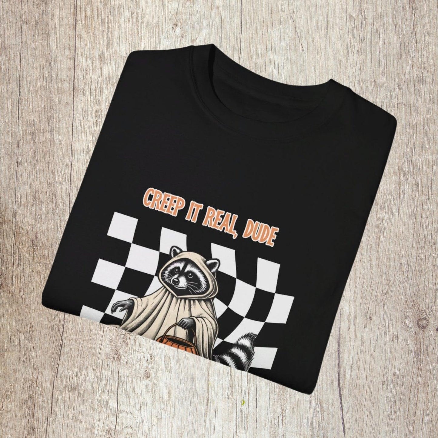 Creep it Real Dude Raccoon Halloween Shirt