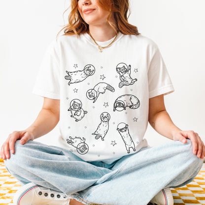 Space Raccoons - Astronaut Trash Panda Tee