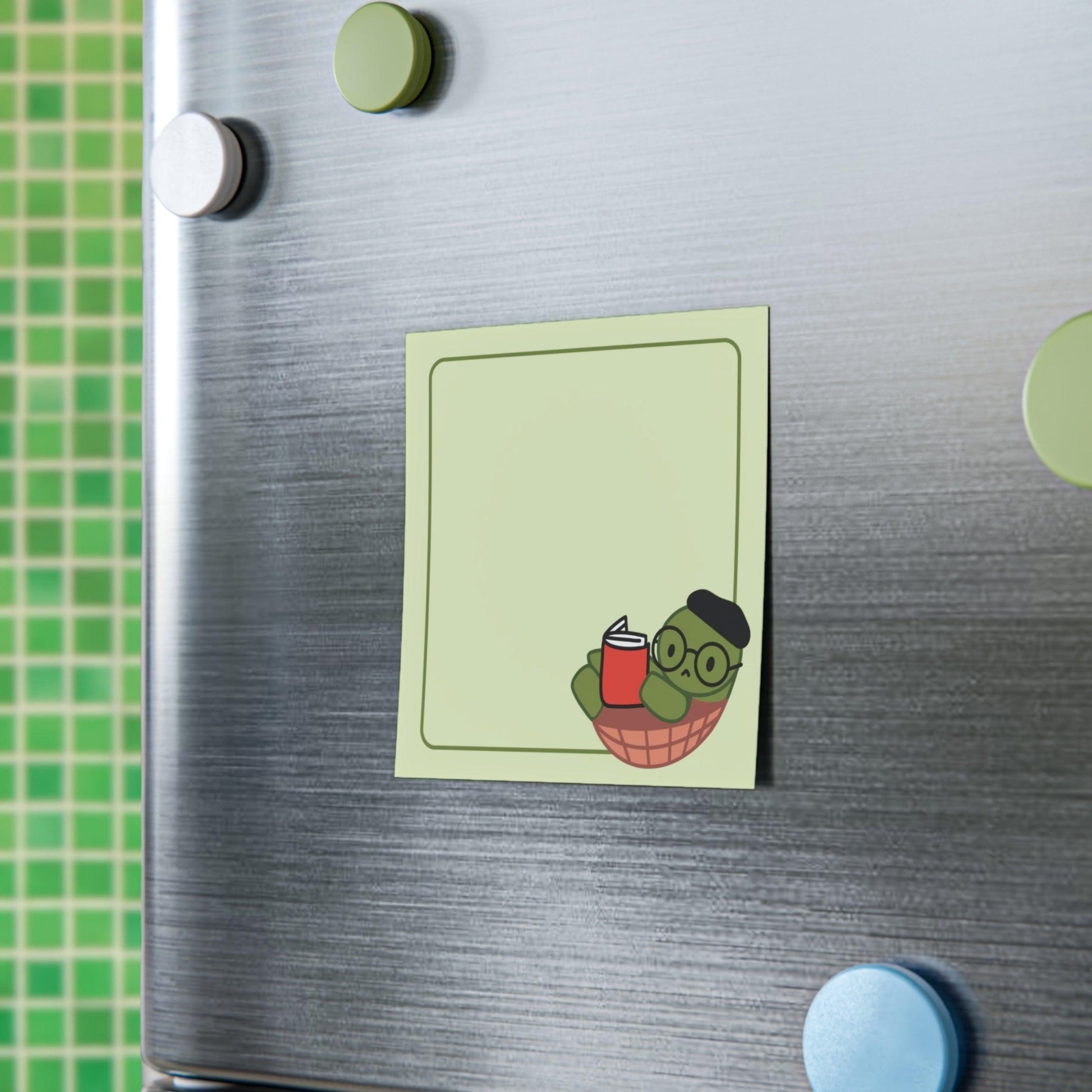 Cute Bookish Turtle Post-it® Notes - Just Goofy Little Guys