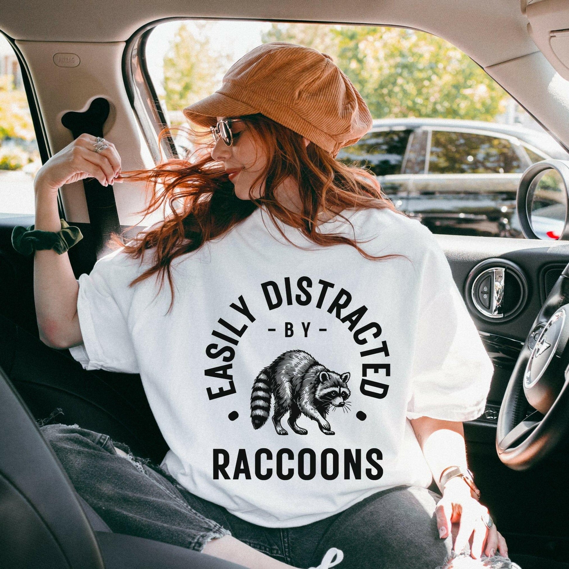 Easily Distracted by Raccoons Shirt - Just Goofy Little Guys