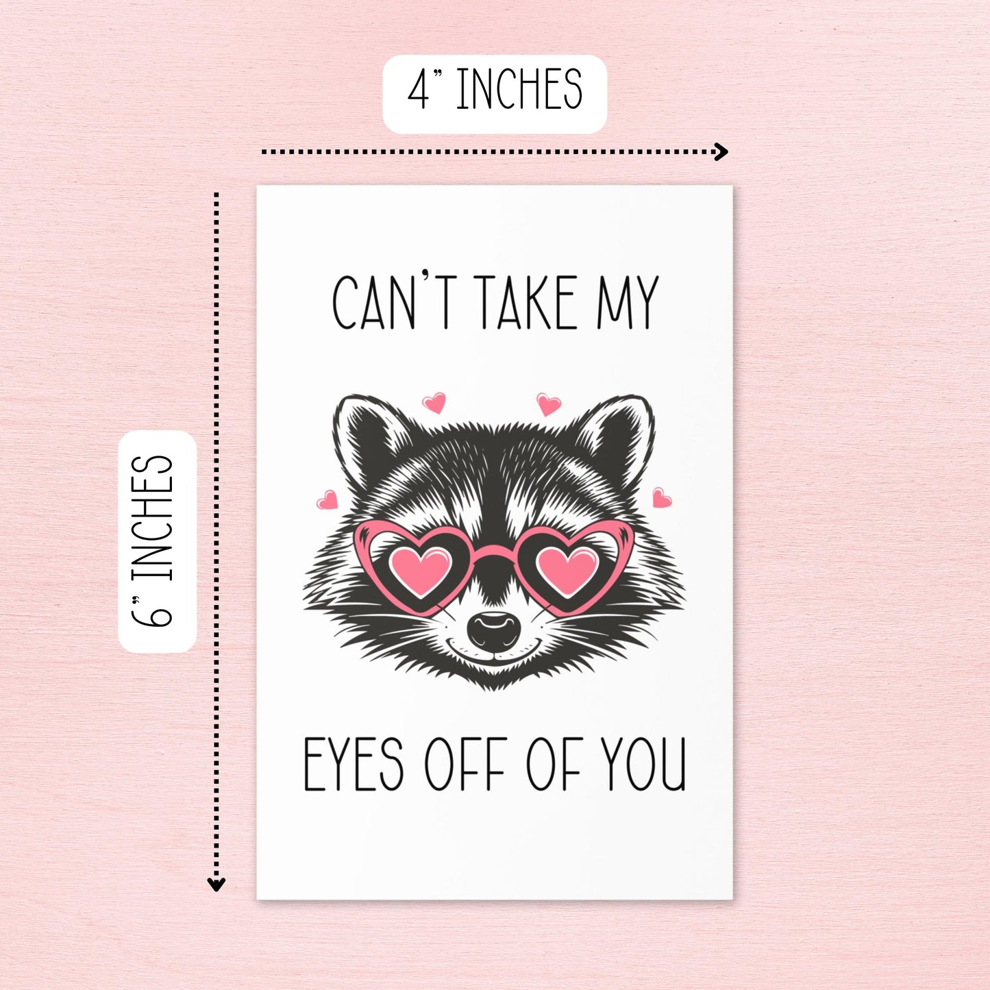 Can't Take My Eyes Off of You - Valentine's Card - Just Goofy Little Guys