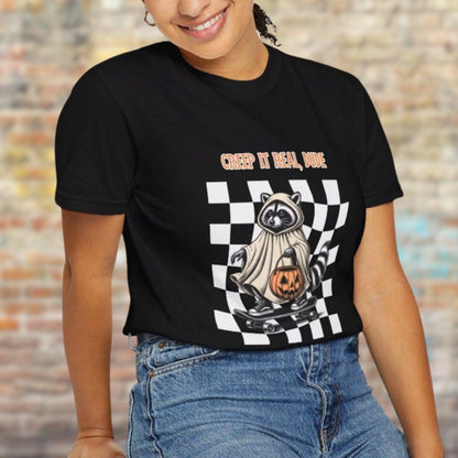 Creep it Real Dude Raccoon Halloween Shirt