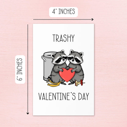 Trashy Valentine's Day - Valentine's Card - Just Goofy Little Guys