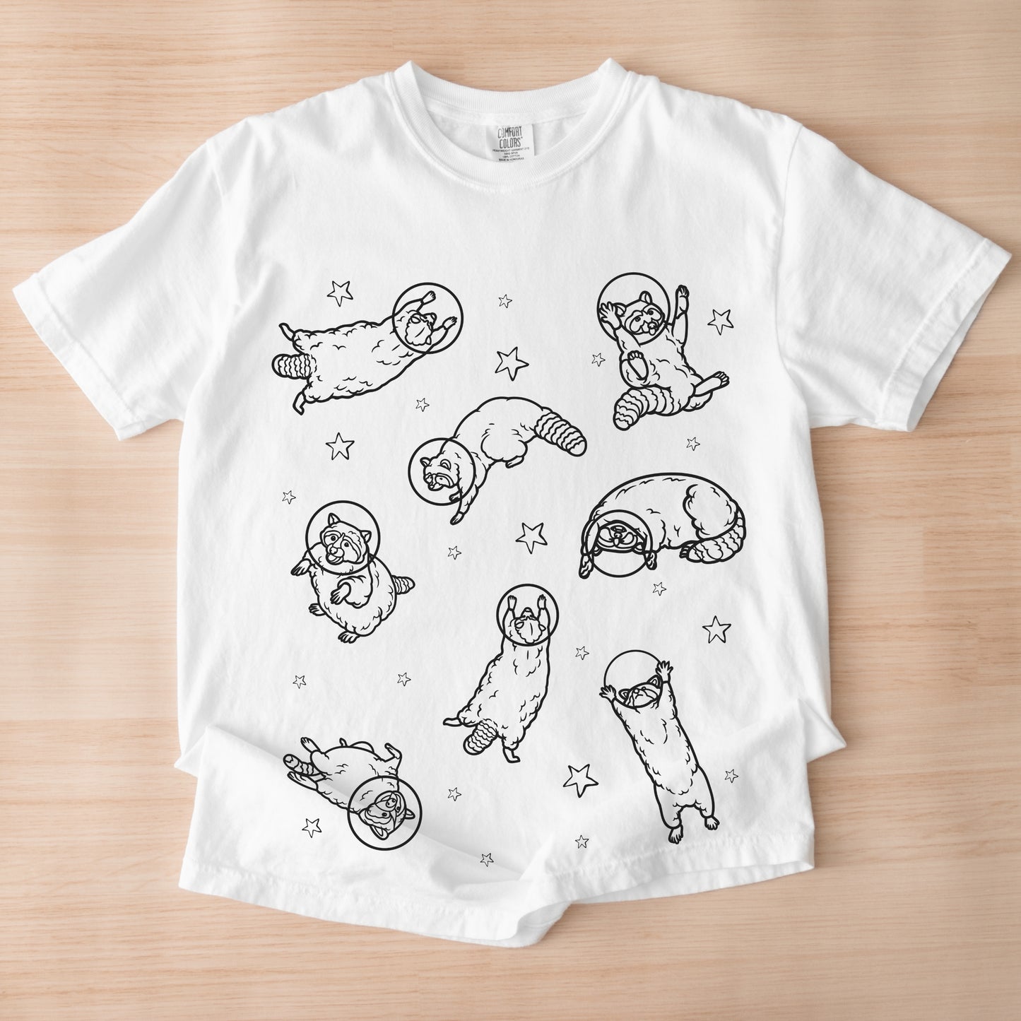 Space Raccoons - Astronaut Trash Panda Tee