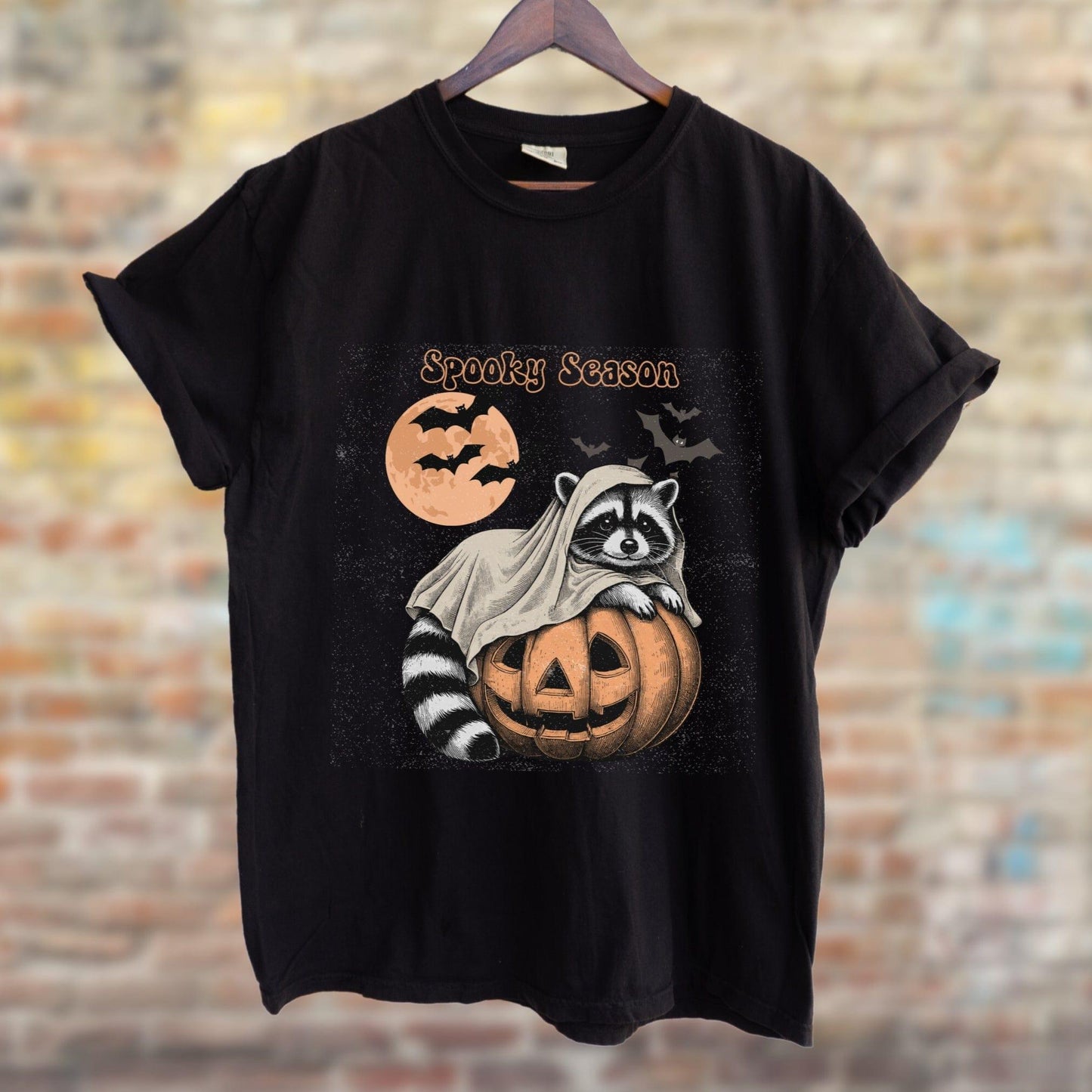Spooky Season Raccoon Halloween Shirt