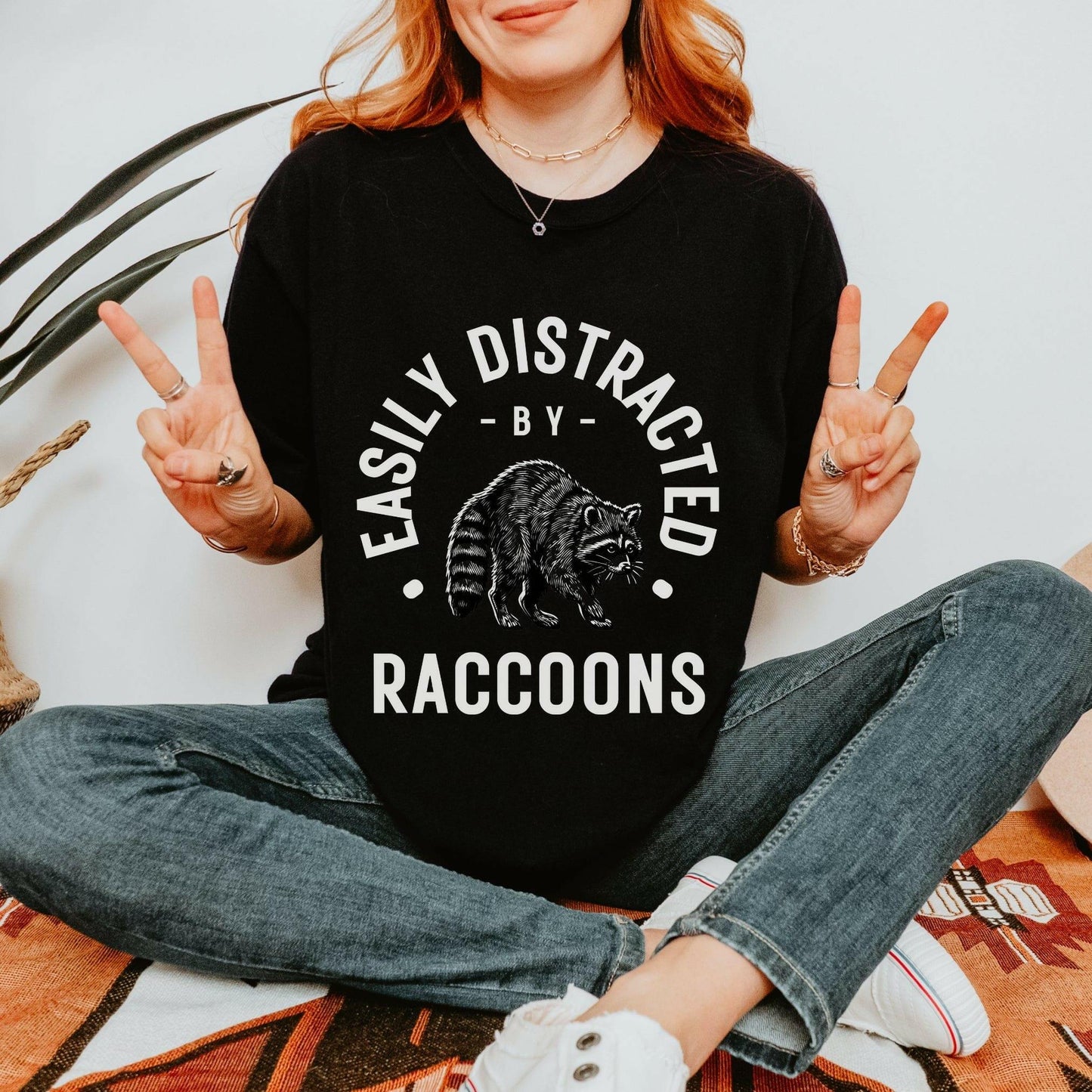 Easily Distracted by Raccoons Shirt - Just Goofy Little Guys