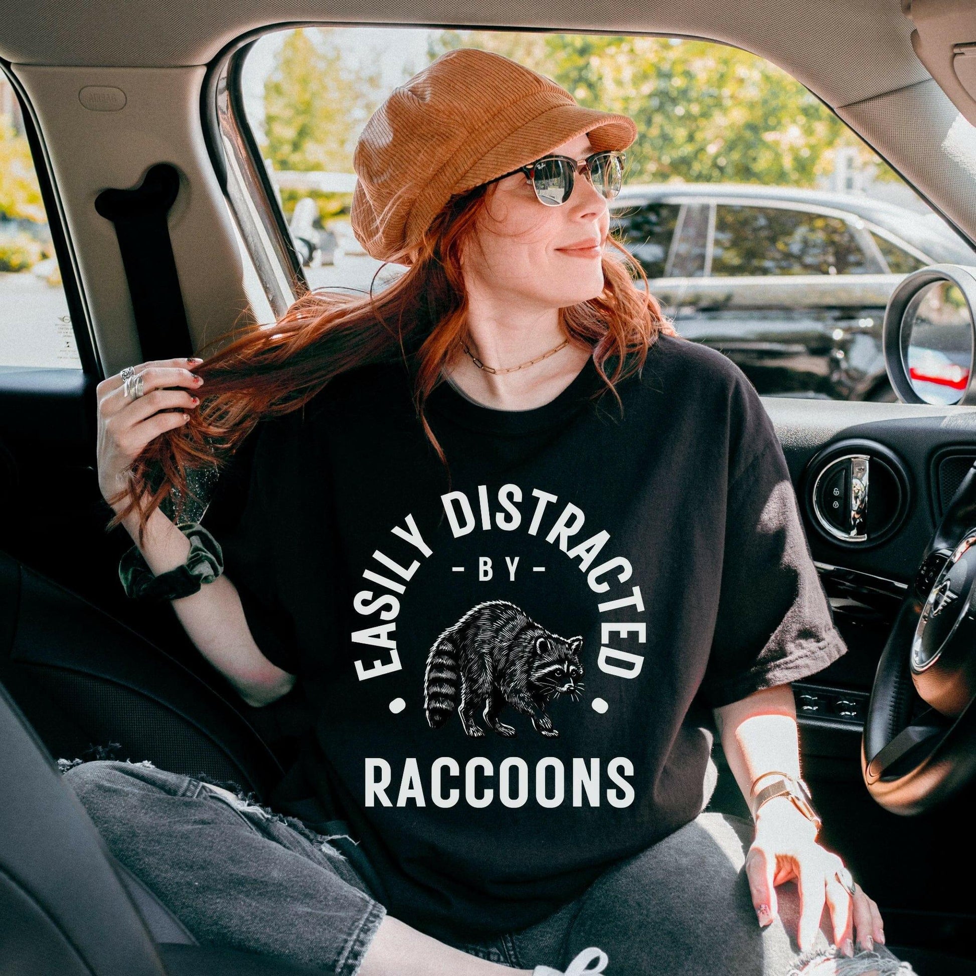 Easily Distracted by Raccoons Shirt - Just Goofy Little Guys