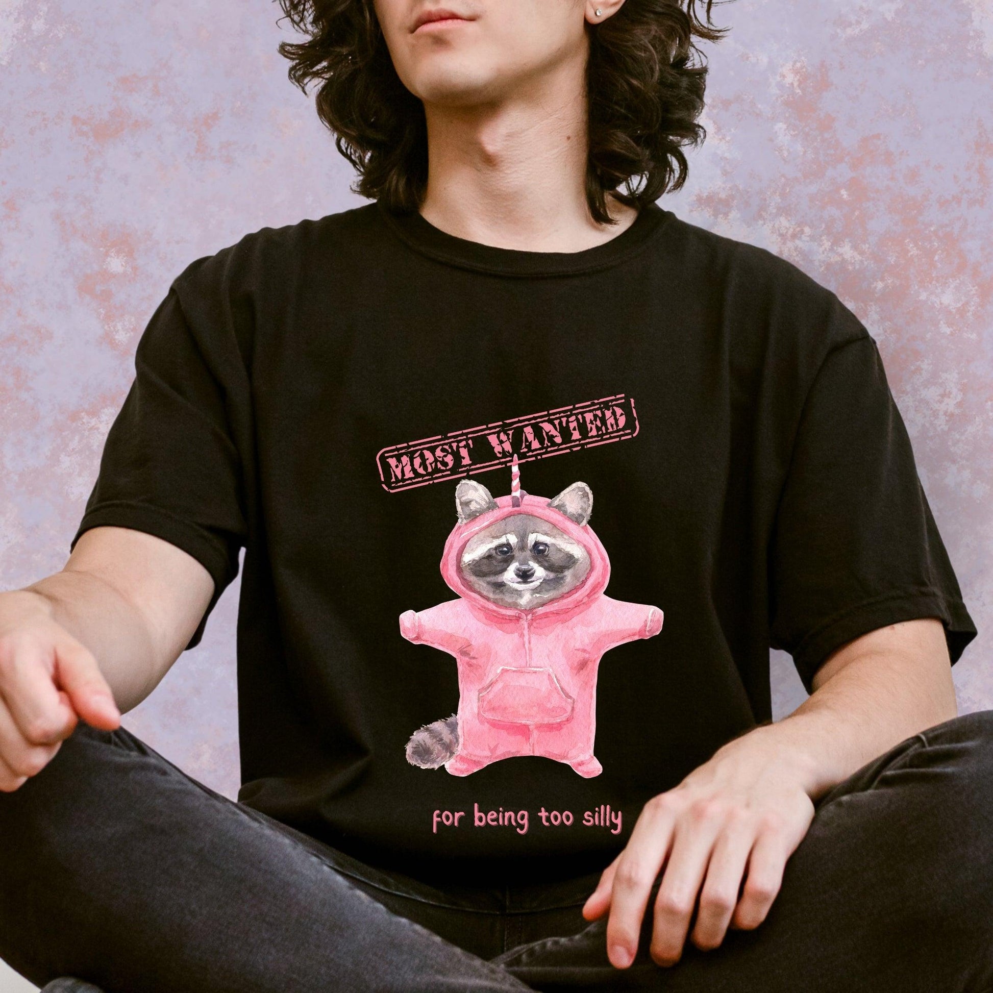 Most Wanted for Being Too Silly Raccoon Shirt - Just Goofy Little Guys
