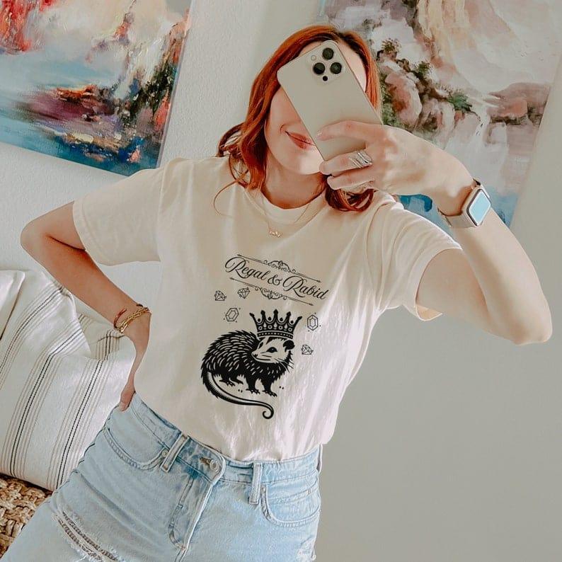 Regal and Rabid Possum Meme Shirt.