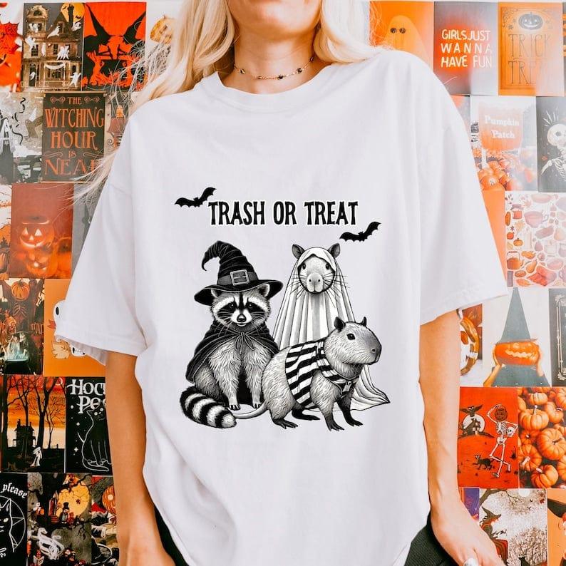 Trash or Treat Halloween Ensemble Shirt.