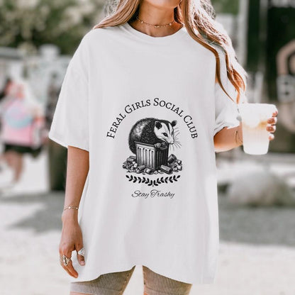 Feral Girls Social Club Possum Shirt.