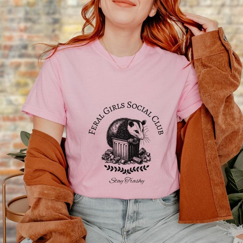 Feral Girls Social Club Possum Shirt.