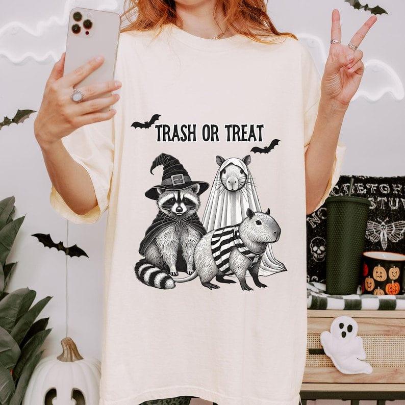 Trash or Treat Halloween Ensemble Shirt.
