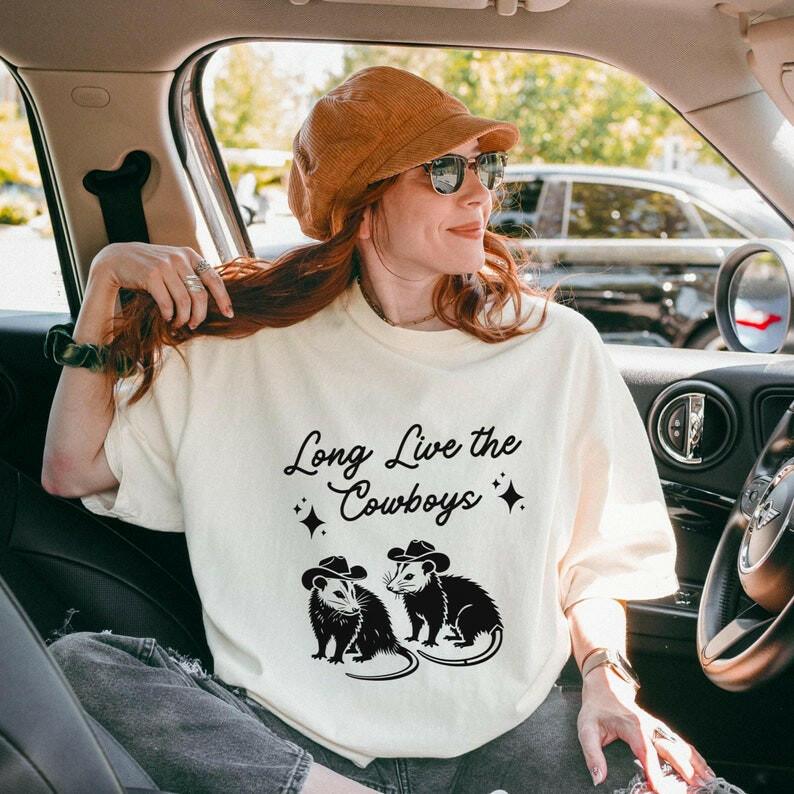Long Live the Cowboys Possum Shirt - Just Goofy Little Guys