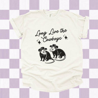 Long Live the Cowboys Possum Shirt - Just Goofy Little Guys